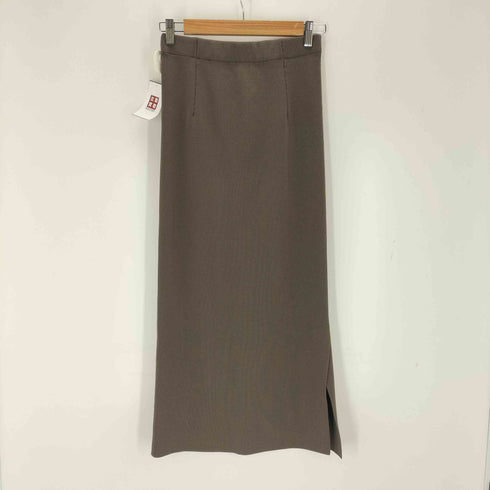 スタイリング styling サイドスリット ニットタイトスカート レディース